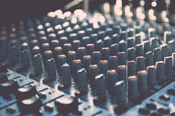 istock Sound Mixer, Soundboard Close Up 843757164