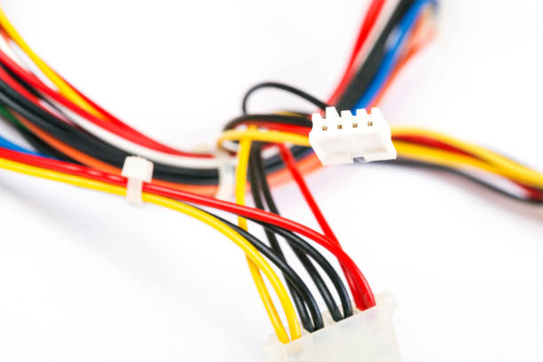 istock Linking of color wires 843760388