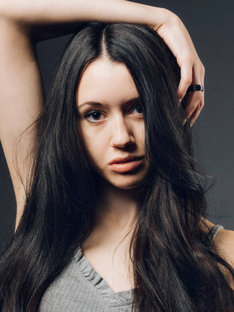 istock Young Woman with Long Hair 843764298