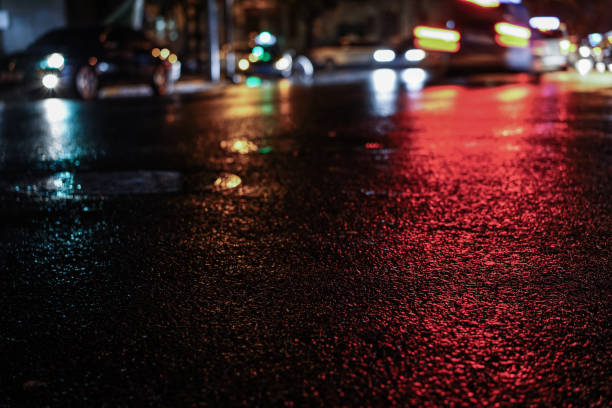 istock Rainy night in the big city 843768750