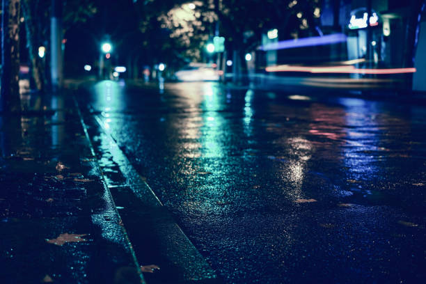 istock Rainy night in the big city 843768862