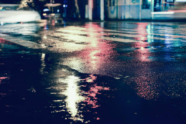 istock Rainy night in the big city 843772298