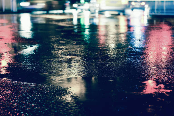 istock Rainy night in the big city 843775670