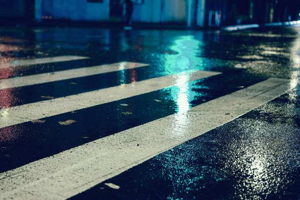 istock Rainy night in the big city 843775818