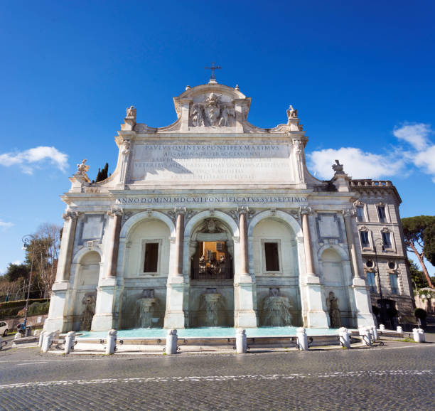 istock Paola Water Fountain in Rome 843778562