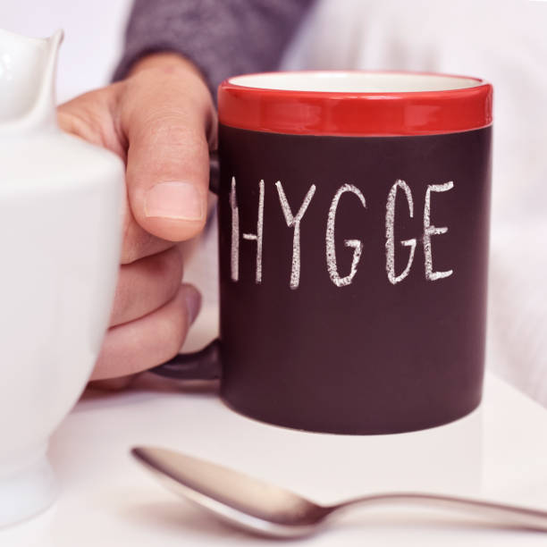 istock hygge, danish word for comfort or enjoy 843779082