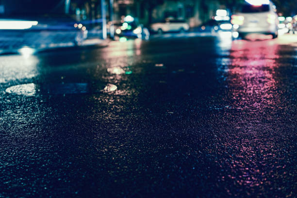 istock Rainy night in the big city 843781570