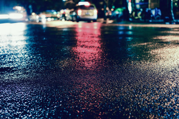 istock Rainy night in the big city 843781970