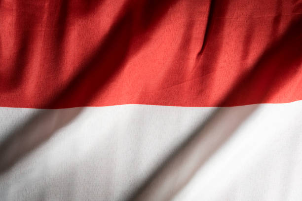 インドネシア国旗、背景、コンセプト。 - インドネシア国旗 ストックフォトと画像