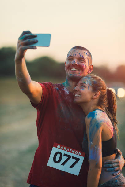 istock Marathon Race Couple 843794472