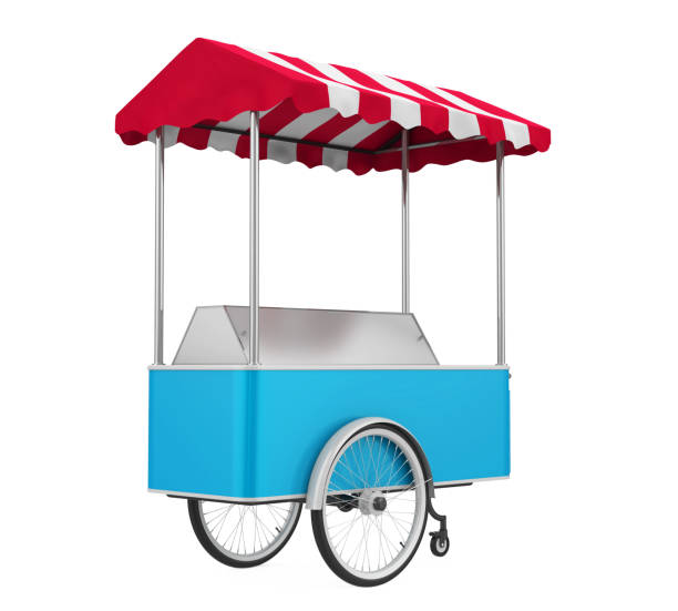 istock Food Cart Isolated 843797346
