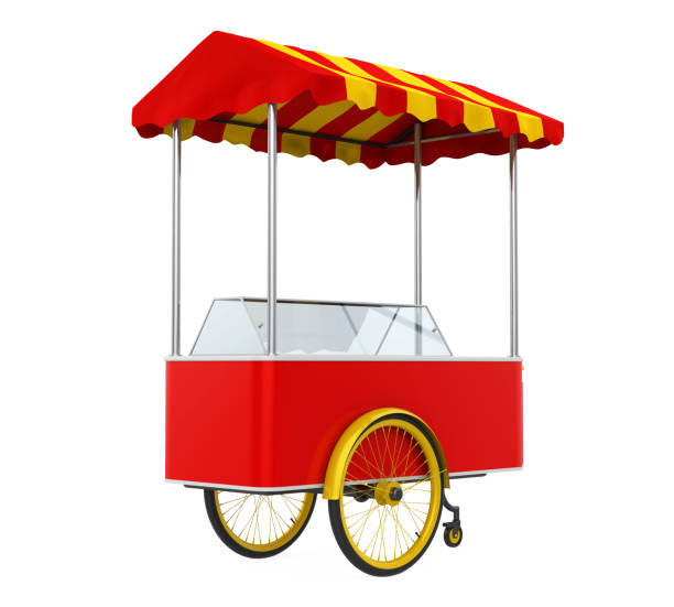 istock Food Cart Isolated 843797464