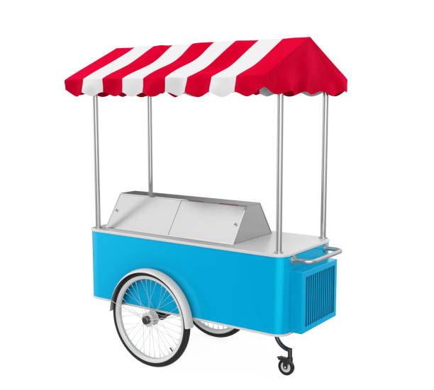 istock Food Cart Isolated 843797654