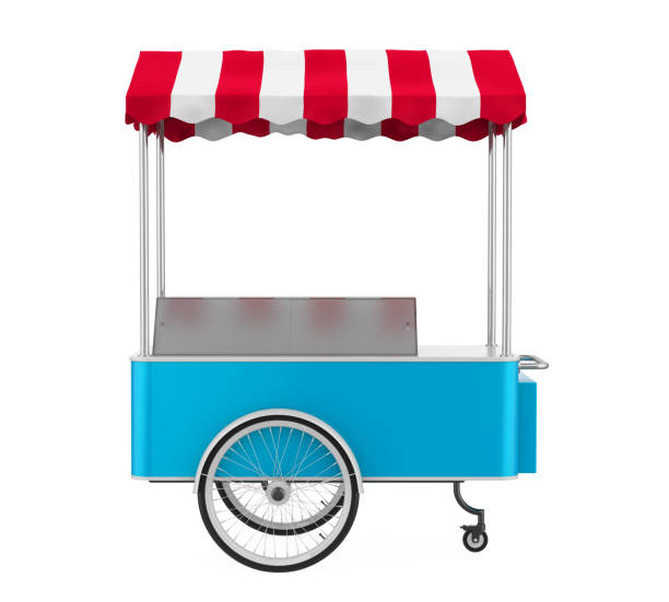 istock Food Cart Isolated 843797748