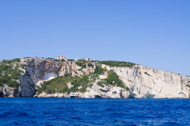 istock Caves on the cliffs of Zakynthos, Greece 843800904