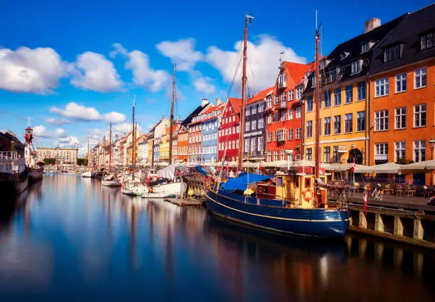 Classic view of Nyhavn, Copenhagen