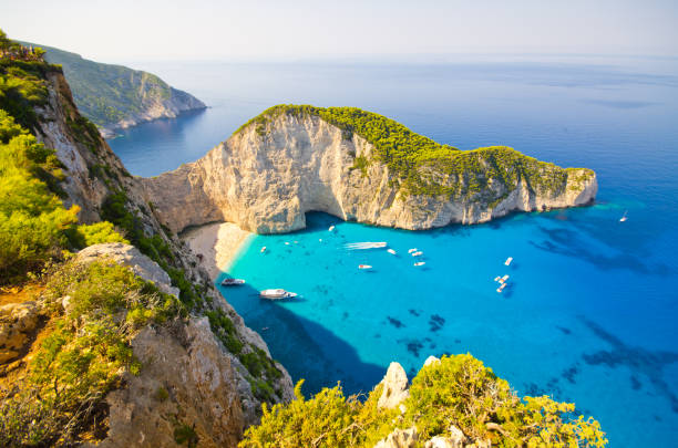 istock Navagio beach on Zakynthos island, Greece 843804054