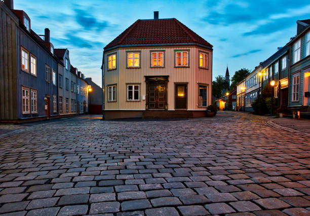 House at Bakklandet stock photo