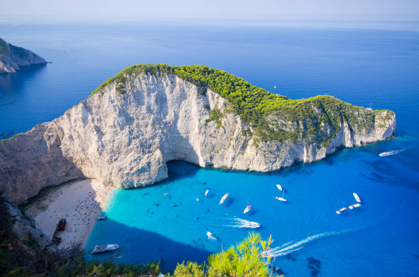 istock Navagio beach on Zakynthos island, Greece 843807084