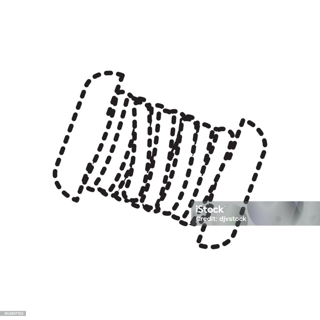 Thread Effect Vector Thread Vector Illustration Stock Illustration - Download Image Now ...
