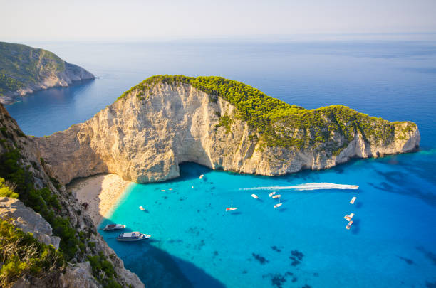istock Navagio beach on Zakynthos island, Greece 843807434