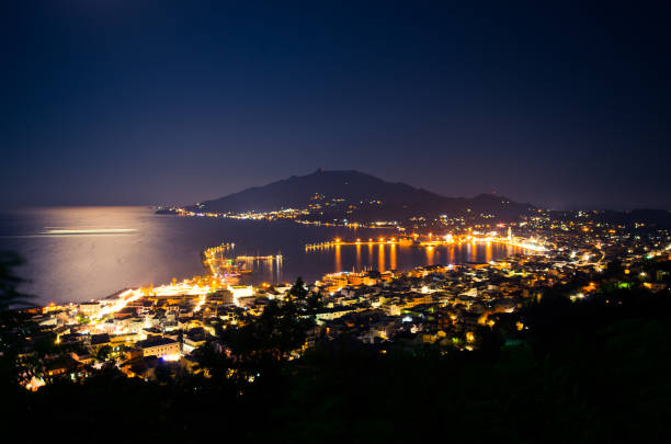 istock Zakynthos town during the night, Greece 843807470