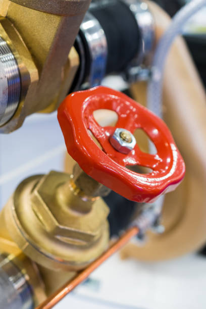 istock Water tap with red flywheel 843817200