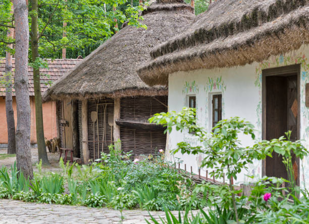 istock Traditional Ukrainian old residential house. 843820284