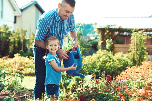 istock Family enjoying in the garden 843824608
