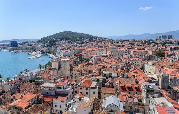 istock Roofs of houses in Split 843827360