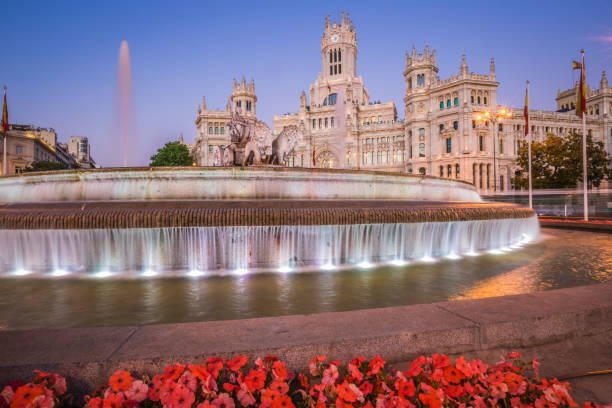 istock Plaza de la Cibeles (Cybele's Square) - Central Post Office (Palacio de Comunicaciones), Madrid, Spain. 843843234