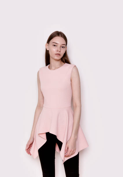 istock Beautiful young slim woman wearing romantic clothes Studio portrait 843843308