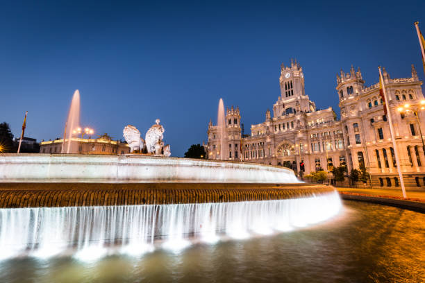 istock Plaza de la Cibeles (Cybele's Square) - Central Post Office (Palacio de Comunicaciones), Madrid, Spain. 843843610