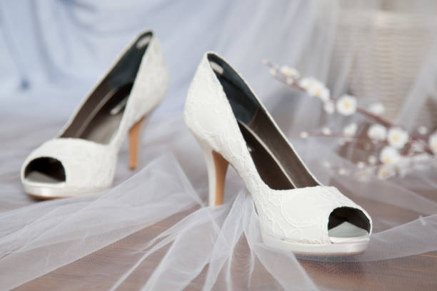 istock Elegant women shoes for wedding 843846150