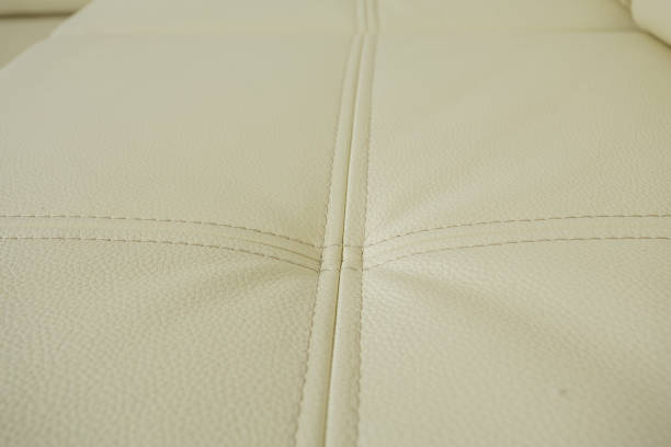 istock color cream leather texture close-up, couch 843850766