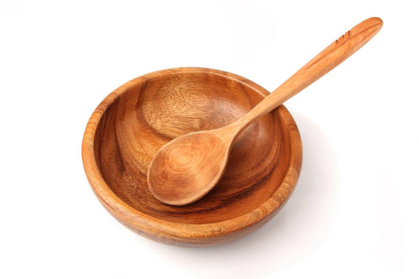 istock Wooden utensils isolated on white background. 843853032