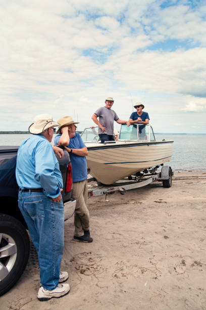 istock Active seniors brothers on a fishing trip. 843856690