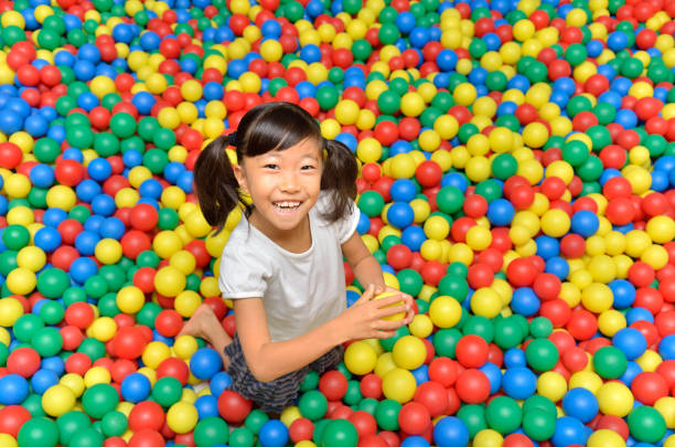 istock Girl playing with ball 843860164