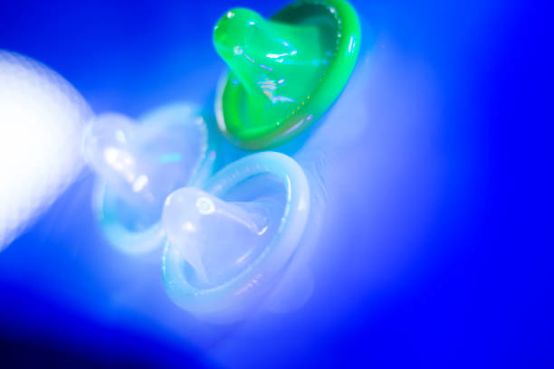 istock Rubber latex condom male contraceptive 843860682
