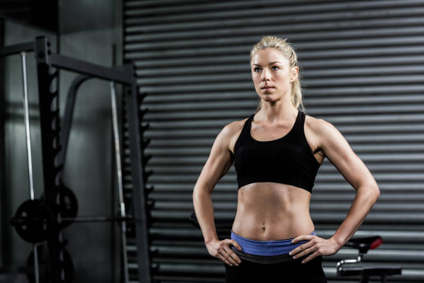 istock Fit woman with hands on hips 843866852