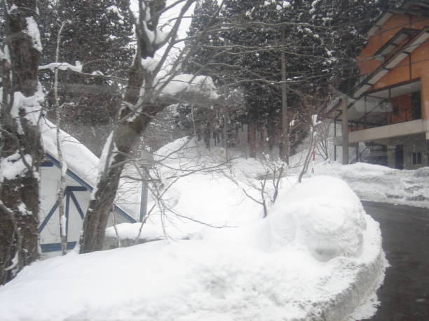istock snow in Gifu, Japan 843878326