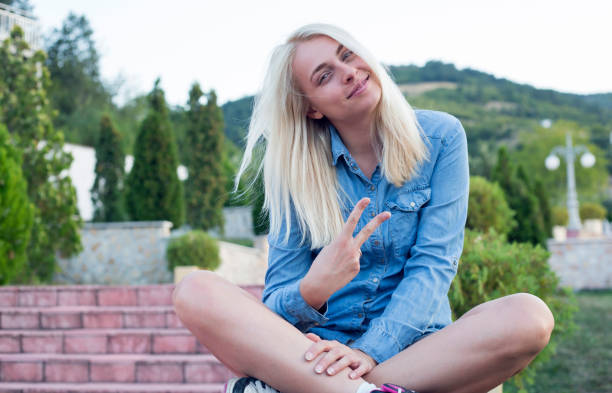 istock portrait of a beautiful blonde 843887852