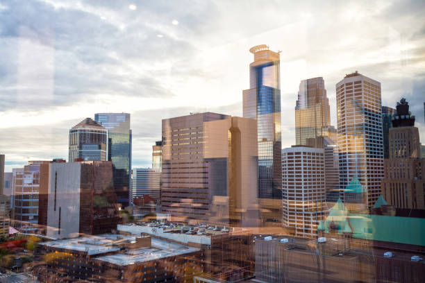 istock Minneapolis City Skyline in Minnesota 843899300