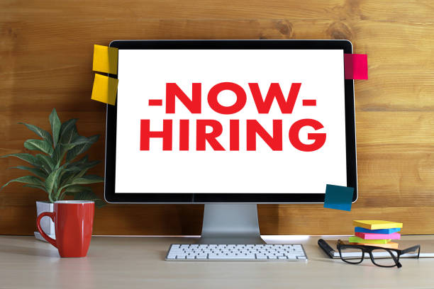 istock WE ARE HIRING Human Resources Interview professionals working fine Recruitment Job 843903210