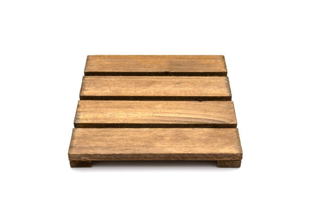 istock A Wood Pallet isolated on white background. 843924258