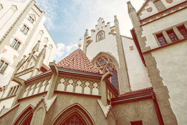 istock Maisel synagogue in Prague, Czech Republic, beauty filter 843935816