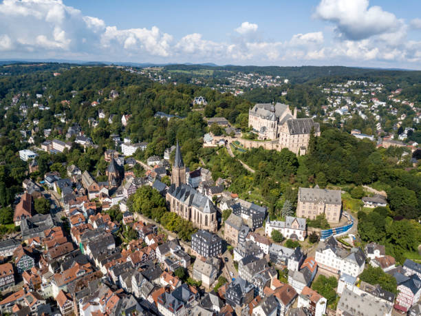 istock Old town of Marburg, Germany 843938908