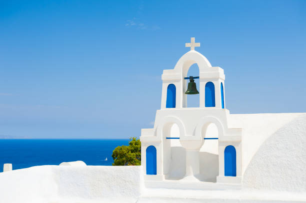 istock White church on Santorini island, Greece. 843969542