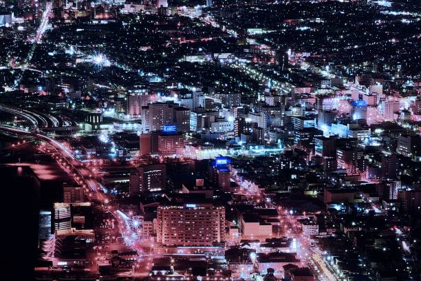 istock Night view of Hakodate 843969886