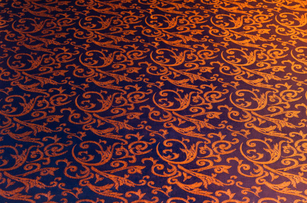 istock The texture of the silk fabric. 843973920